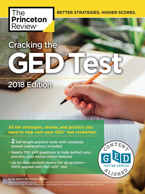 Title details for Cracking the GED Test with 2 Practice Exams, 2018 Edition by Princeton Review - Wait list